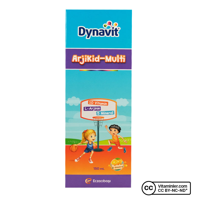 Dynavit Arjikid Multi Şurup 150 mL | Vitaminler Dynavit Arjikid Multi Şurup 150 mL | Vitaminler