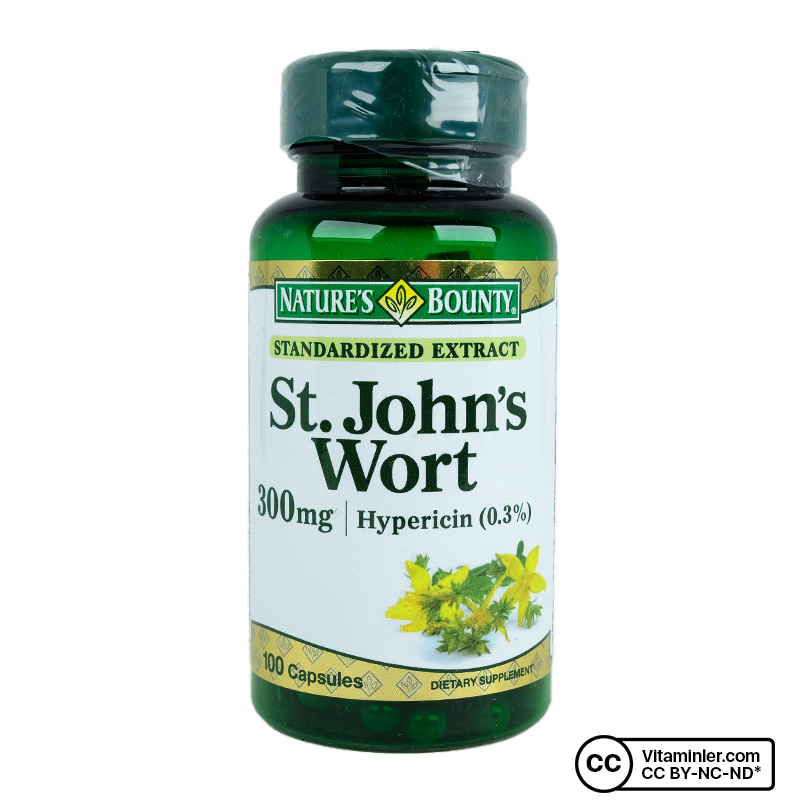 Nature's Bounty St. John's Wort 300 Mg 100 Kapsül Vitaminler