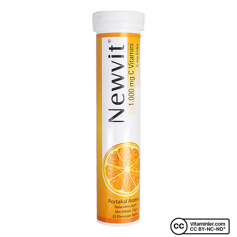 Newvit Vitamin C 1000 Mg Çinko 20 Efervesan Tablet C Vitaminleri