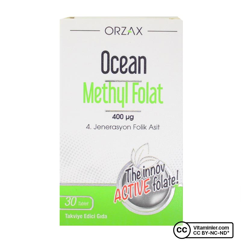 Ocean Methyl Folat 400 Mcg 30 Tablet - B Vitaminleri