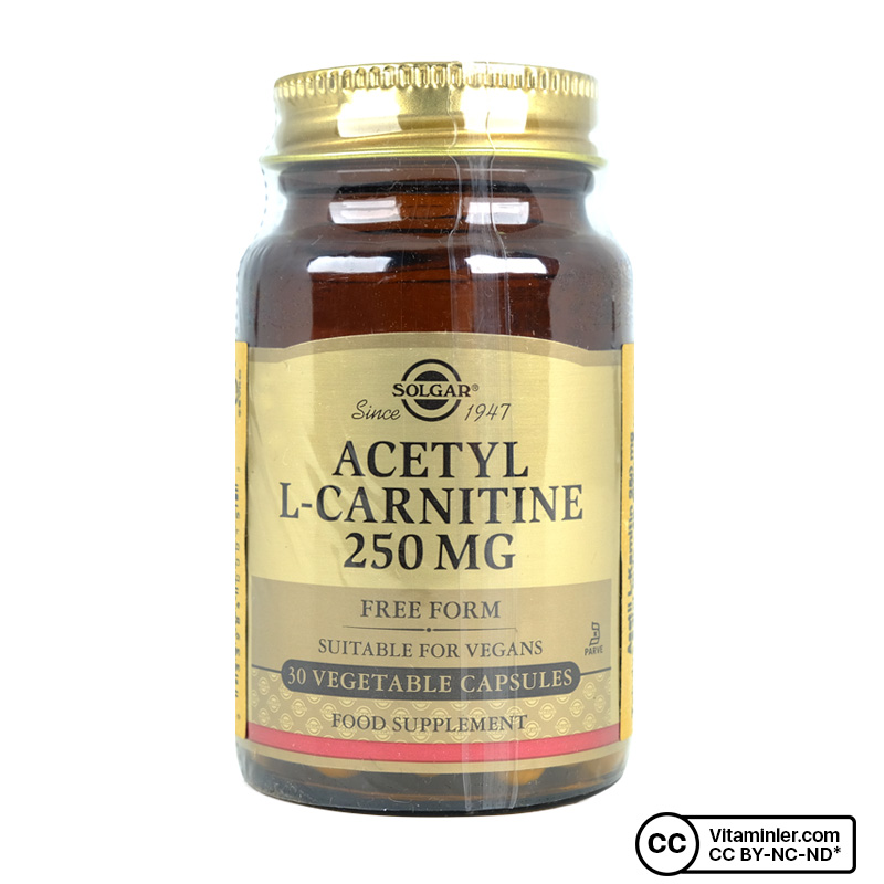 Solgar Acetyl L Carnitine Mg Kaps L Vitaminler