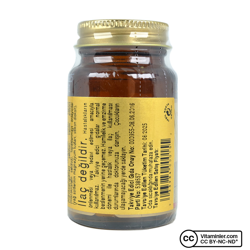 Solgar Artichoke Leaf Extract 60 Kapsül Vitaminler