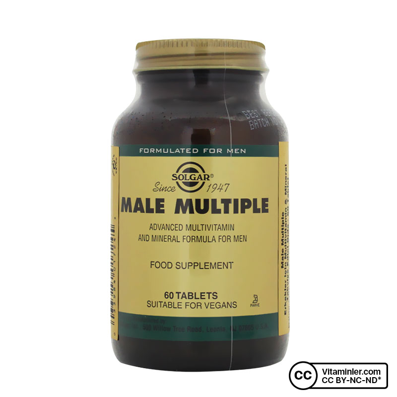 Solgar Male Multiple 60 Tablet Vitaminler