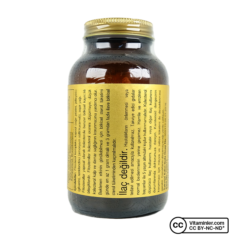 Solgar Phytosterol Complex 1000 Mg 100 Kapsül | Vitaminler