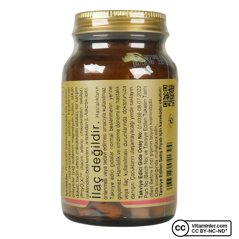 Solgar Rhodiola Root Extract 60 Kapsül | Vitaminler