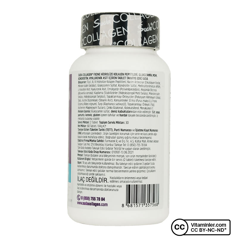 Suda Collagen Fxone 60 Tablet | Vitaminler
