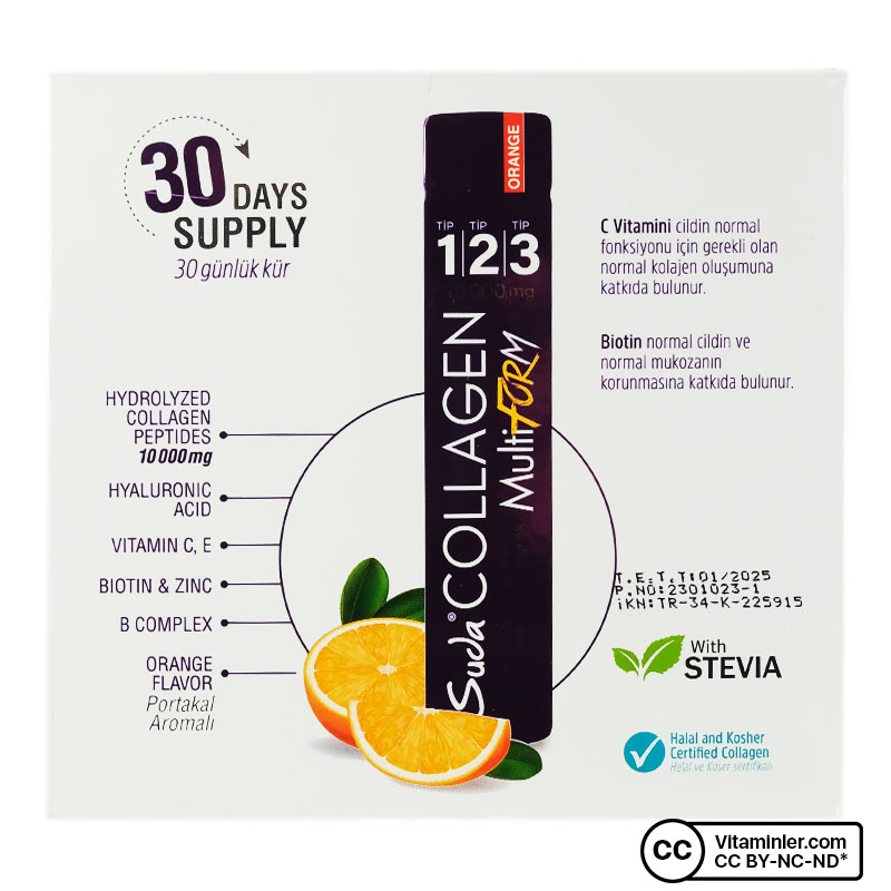Suda Collagen Multiform 30 Shot x 40 mL | Vitaminler