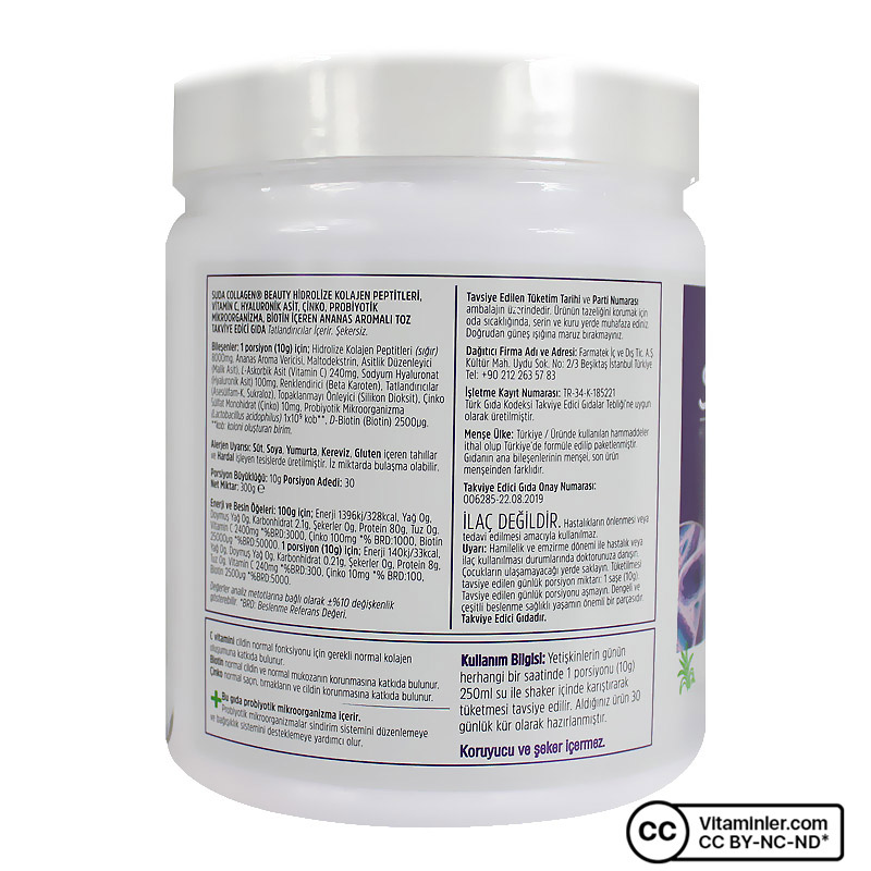 Suda Collagen Probiotic Gr Vitaminler