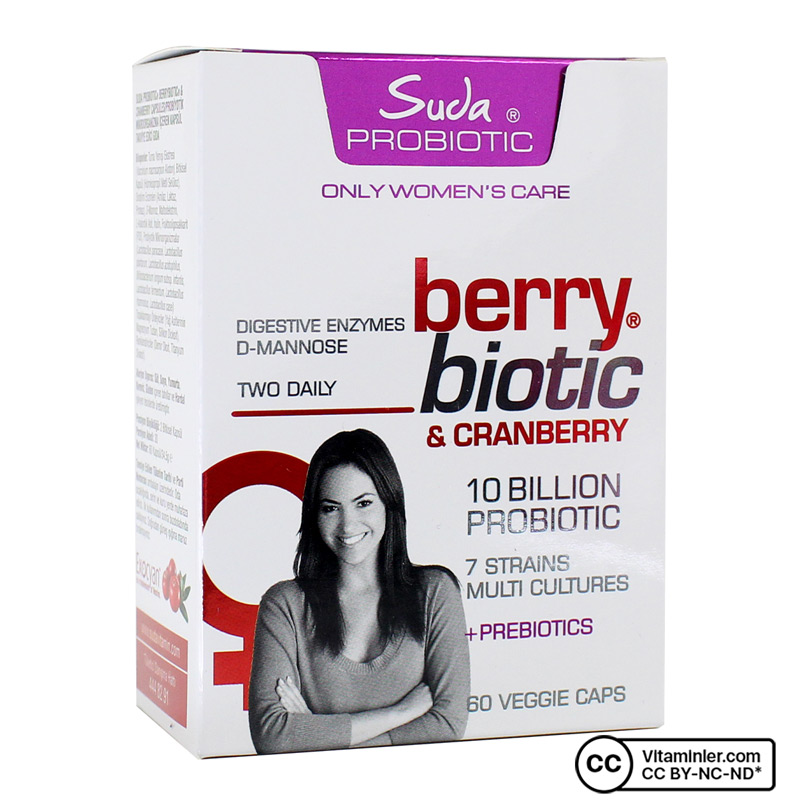 Suda Probiotic Berry Biotic 60 Kapsül Vitaminler