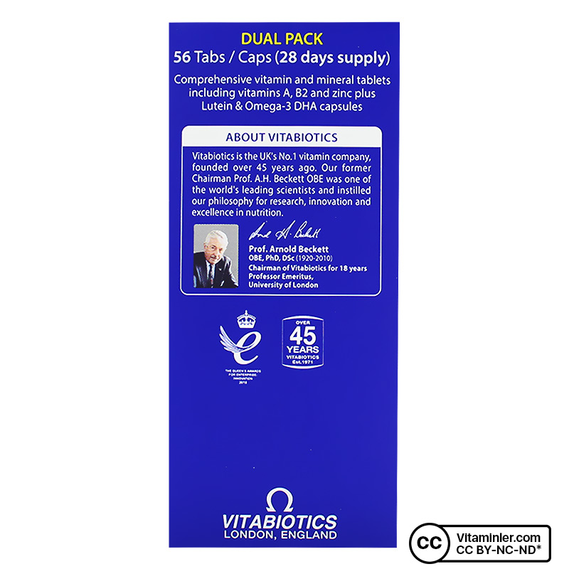 Vitabiotics Visionace Plus Tablet Vitaminler