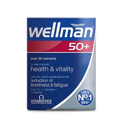 Vitabiotics Wellman 50+ 30 Tablet