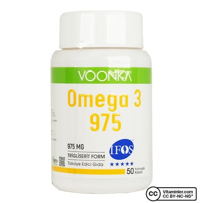 Voonka Omega 3 975 Mg 50 Kapsül Omega 3 Vitaminler